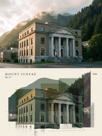 The Locale Series No. 13 — Alaska, MOUNT JUNEAU
