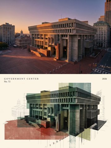 The Locale Series No. 72 — Boston, GOVERNMENT CENTER