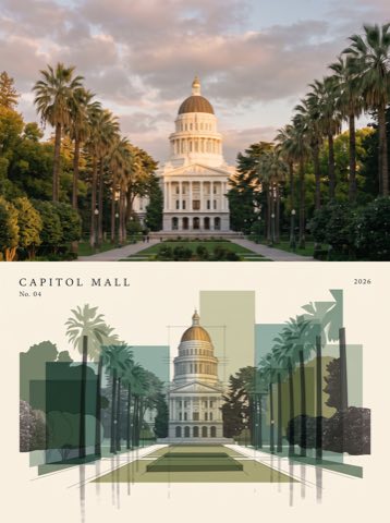 The Locale Series No. 04 — California, CAPITOL MALL