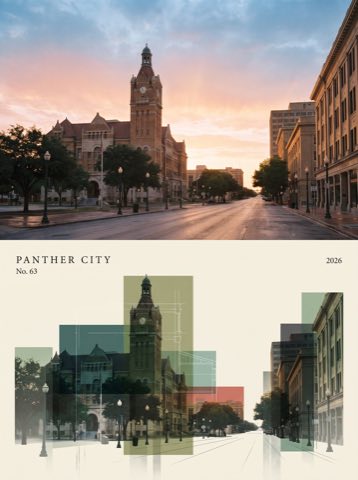 The Locale Series No. 63 — Fort Worth, PANTHER CITY
