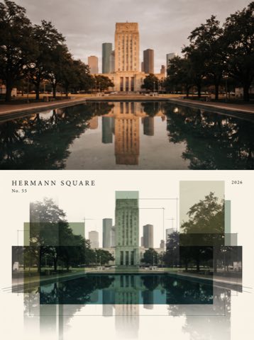 The Locale Series No. 55 — Houston, HERMANN SQUARE