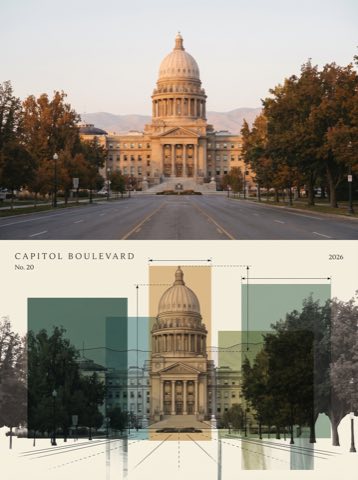 The Locale Series No. 20 — Idaho, CAPITOL BOULEVARD