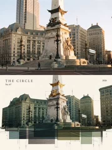 The Locale Series No. 67 — Indianapolis, THE CIRCLE