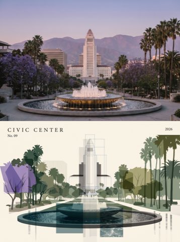 The Locale Series No. 09 — Los Angeles, CIVIC CENTER