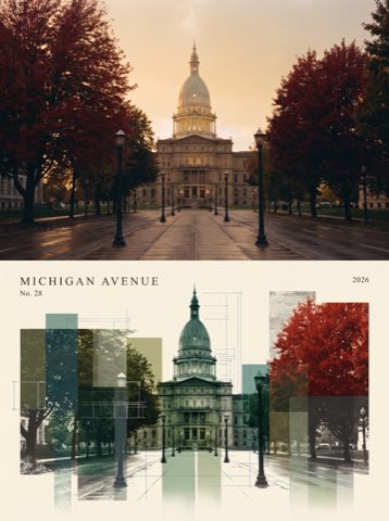 The Locale Series No. 28 — Michigan, MICHIGAN AVENUE