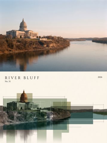 The Locale Series No. 31 — Missouri, RIVER BLUFF