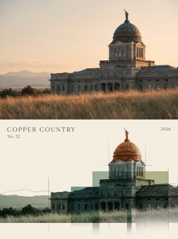 The Locale Series No. 32 — Montana, COPPER COUNTRY