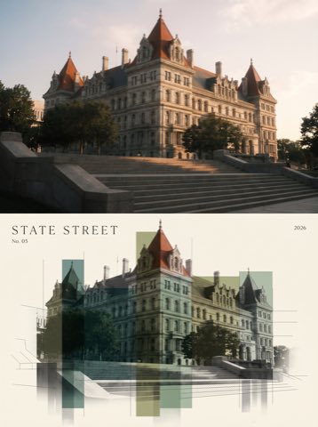The Locale Series No. 05 — New York State, STATE STREET