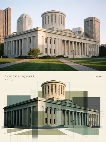 The Locale Series No. 03 — Ohio, CAPITOL SQUARE