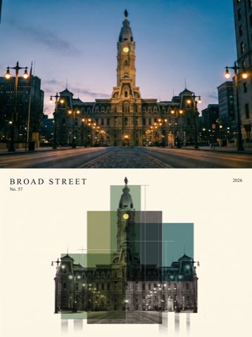 The Locale Series No. 57 — Philadelphia, BROAD STREET