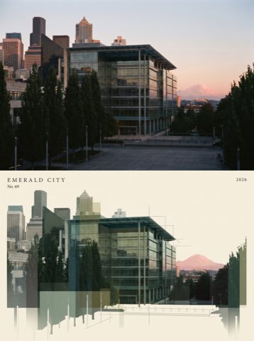 The Locale Series No. 69 — Seattle, EMERALD CITY