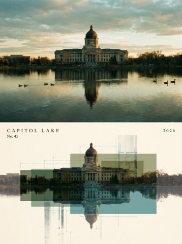 The Locale Series No. 45 — South Dakota, CAPITOL LAKE