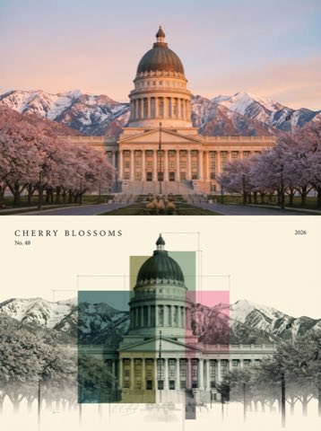 The Locale Series No. 48 — Utah, CHERRY BLOSSOMS