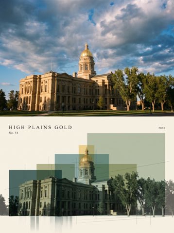 The Locale Series No. 54 — Wyoming, HIGH PLAINS GOLD